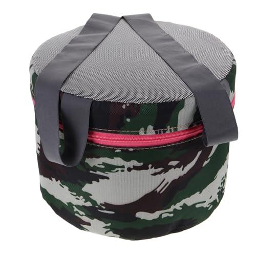PAMINGONO Klappbarer Campingstuhl Gartenhocker Für Erwachsene Tragbarer Hocker Outdoor-Camping Sitz Aus Kunststoff Und Baumwolle von PAMINGONO