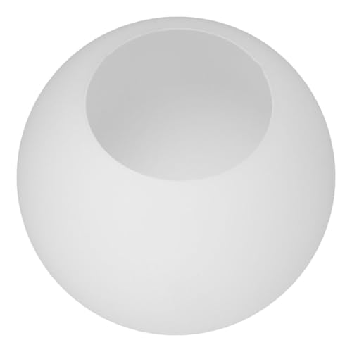 PAMINGONO Mattierter Glaskugel Lampenschirm Ømm Frosted Glasschirm Ersatz für Deckenleuchte Sanftes Licht Stilvoller Lampenschirm Einfache Montage Robuste Glasabdeckung von PAMINGONO