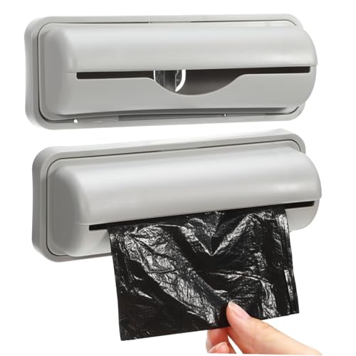 PAMINGONO Müllbeutelhalter mit Haken Wandhalterung Müllbeutelspender Verlängerte Aufbewahrungsbox Vielseitiger Organizer für Küche Bad und Waschraum Platzsparende Müllbeutelaufbewahrung PAMINGONO Müllbeutelhalter mit Haken Wandhalterung Müllbeutelspender Verlängerte Aufbewahrungsbox Vielseitiger Organizer für Küche Bad und Waschraum Platzsparende Müllbeutelaufbewahrung von PAMINGONO