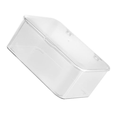 PAMINGONO Multifunktionale Desktop Aufbewahrungsbox mit Klappdeckel Transparenter Organizer für Büro Wohnzimmer Küche Stabile Langlebige Kunststoffbox zur Übersichtlichen Aufbewahrung von PAMINGONO
