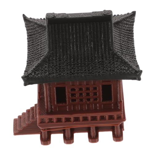 PAMINGONO Pavilion Aquarium Modell Mit Bonsai Design Chinesische Pagode Für Aquarien Und Mikro-landschaften Dekoration Für Garten Und Wohnräume Leicht Und Tragbar von PAMINGONO