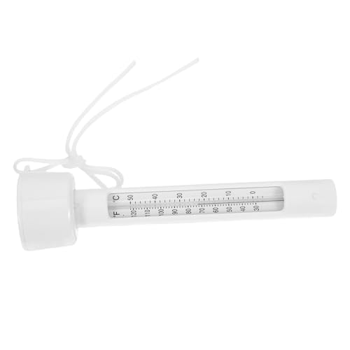 PAMINGONO Präzises Reptilien Terrarium Thermometer Weiß Wasserdichtes Pool und Teichthermometer Schwimmendes Wasserthermometer mit Klarem Display für Aquarium und Gartenteich PAMINGONO Präzises Reptilien Terrarium Thermometer Weiß Wasserdichtes Pool und Teichthermometer Schwimmendes Wasserthermometer mit Klarem Display für Aquarium und Gartenteich von PAMINGONO