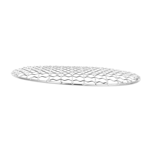 PAMINGONO Runder Grillrost Robustes Bbq für Vielseitiges Grillen für Outdoor Camping Partys und Durchmesser Hohe Temperaturbeständigkeit von PAMINGONO
