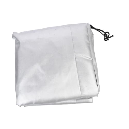 PAMINGONO Schneepflugabdeckung Schneefräse Abdeckung elektrische Schneefräsenabdeckung Abdeckung schneefräse verschleißfeste Gebläseabdeckung Gebläseschutz 210d Oxford-Stoff Silver von PAMINGONO