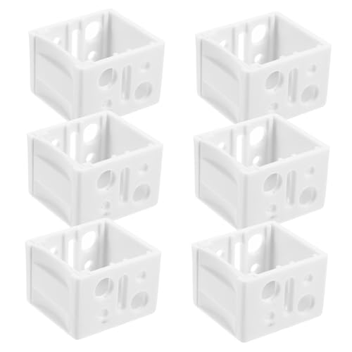 PAMINGONO Teiliges Weiße Jalousiehalterungen aus Stabilem Abs Rechteckige Box Montageprofile Einfache Installation Langlebig und Zuverlässig für Fensterjalousien PAMINGONO Teiliges Weiße Jalousiehalterungen aus Stabilem Abs Rechteckige Box Montageprofile Einfache Installation Langlebig und Zuverlässig für Fensterjalousien von PAMINGONO