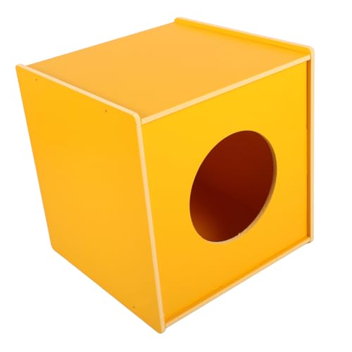 PAMINGONO Transparente Lotteriebox Gelb mit Undurchsichtigem Design für Faire Auslosungen Vielseitig als Spendenbox Vorschlagsbox und Wahlurne für Feiern Spiele und Veranstaltungen Geeignet von PAMINGONO