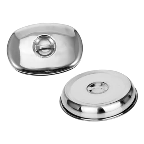 PAMINGONO Wärmeisolierendes Geschirrdeckelset Und Robuste Edelstahl Abdeckhaube Für Teller Und Schüsseln Essensschutz Und Temperaturerhaltung Ideal Für Mikrowelle von PAMINGONO