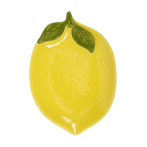 PAMINGONO Keramikteller in Zitronenform Mehrzweck-snack-obst-snack-platte Küchengeschirr von PAMINGONO