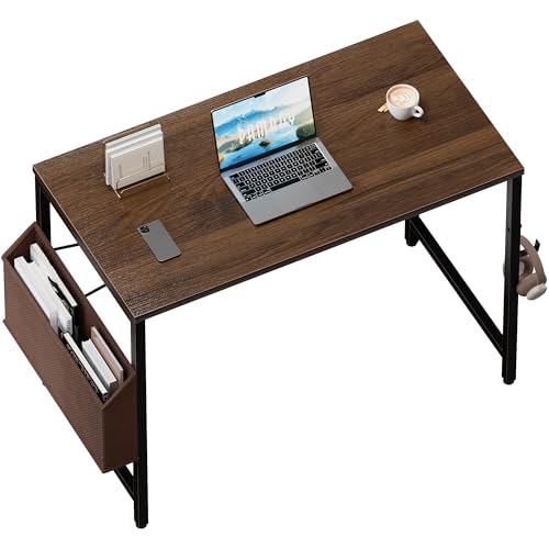 PAMRAY 80x40cm Schreibtisch Computertisch für kleine Räume mit Aufbewahrungstasche, Home Office Arbeitstisch mit Kopfhörerhaken, Kleiner Bürotisch Studie pc Tisch PAMRAY 80x40cm Schreibtisch Computertisch für kleine Räume mit Aufbewahrungstasche, Home Office Arbeitstisch mit Kopfhörerhaken, Kleiner Bürotisch Studie pc Tisch von PAMRAY