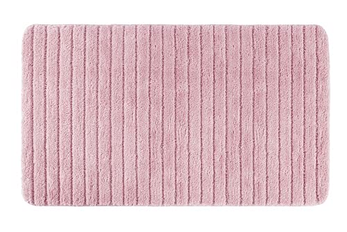PANA Flauschige Badematte • Duschvorleger • Badezimmerteppich • Badteppich aus weichen Mikrofasern - rutschfest & waschbar • mit feinem Streifendesign • Größe: 65 x 110 cm • Farbe: Rosa PANA Flauschige Badematte • Duschvorleger • Badezimmerteppich • Badteppich aus weichen Mikrofasern - rutschfest & waschbar • mit feinem Streifendesign • Größe: 65 x 110 cm • Farbe: Rosa von PANA