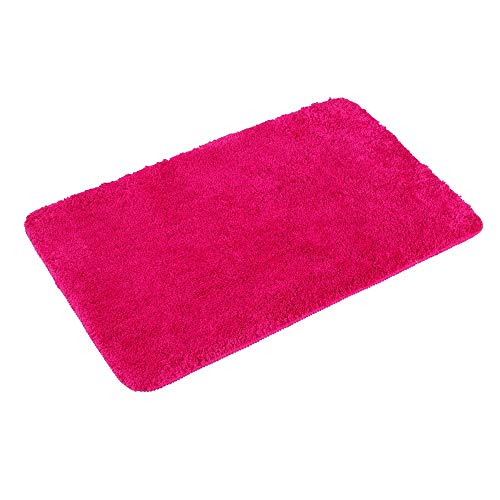 PANA® Flauschiger Badvorleger (50x80 cm) • Hochflor Badteppich aus weichen Mikrofasern • rutschfest & waschbar • Duschvorleger, Badematte, Badezimmerteppich • Farbe: Fuchsia PANA® Flauschiger Badvorleger (50x80 cm) • Hochflor Badteppich aus weichen Mikrofasern • rutschfest & waschbar • Duschvorleger, Badematte, Badezimmerteppich • Farbe: Fuchsia von PANA