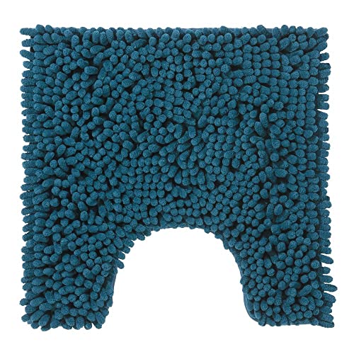 PANA® Chenille WC Vorleger mit U-Ausschnitt für Klo (45x45 cm) • Rutschfester Klo Vorleger mit Ausschnitt • Badezimmer-Teppich Toilette • Bad-Vorleger waschbar • Farbe: Petrol PANA® Chenille WC Vorleger mit U-Ausschnitt für Klo (45x45 cm) • Rutschfester Klo Vorleger mit Ausschnitt • Badezimmer-Teppich Toilette • Bad-Vorleger waschbar • Farbe: Petrol von PANA