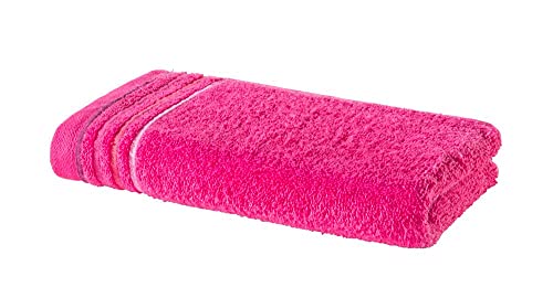 PANA Frottier-Serie Jasmina • Frottee Handtücher Set • weicher Badteppich • 100% Baumwolle • Ökotex Zertifiziert • Duschtuch • Größe: 70x140 cm • Farbe: Fuchsia von PANA