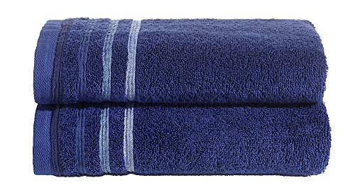 PANA Frottier-Serie Jasmina • Frottee Handtücher Set • weicher Badteppich • 100% Baumwolle • Ökotex Zertifiziert • Set: 2 Handtücher • Farbe: Blau PANA Frottier-Serie Jasmina • Frottee Handtücher Set • weicher Badteppich • 100% Baumwolle • Ökotex Zertifiziert • Set: 2 Handtücher • Farbe: Blau von PANA