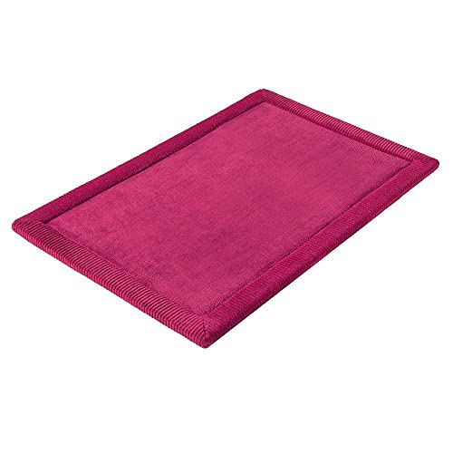 PANA® Memoryschaum Badematte (60 x 90 cm) • Flauschiger Badteppich aus weichen Mikrofasern • Mikrofaser Badvorleger • Rutschfester und waschbarer Duschvorleger • Farbe: Bordeaux PANA® Memoryschaum Badematte (60 x 90 cm) • Flauschiger Badteppich aus weichen Mikrofasern • Mikrofaser Badvorleger • Rutschfester und waschbarer Duschvorleger • Farbe: Bordeaux von PANA