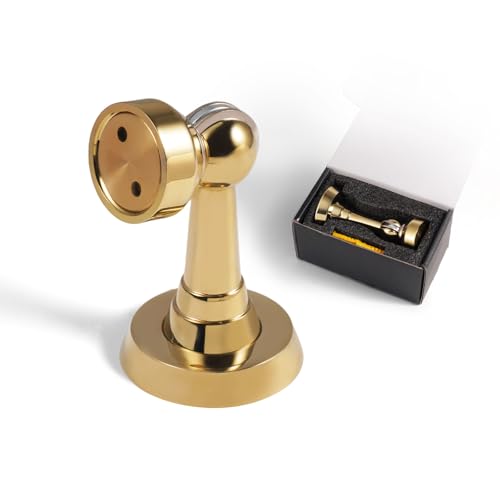 PANALI Magnetischer Türstopper, Messing, robuster Türschnapper, Bohrtürstopper mit Schrauben, starker Türhalter, um die Tür offen zu halten, 1 Packung, helles Gold PANALI Magnetischer Türstopper, Messing, robuster Türschnapper, Bohrtürstopper mit Schrauben, starker Türhalter, um die Tür offen zu halten, 1 Packung, helles Gold von PANALI
