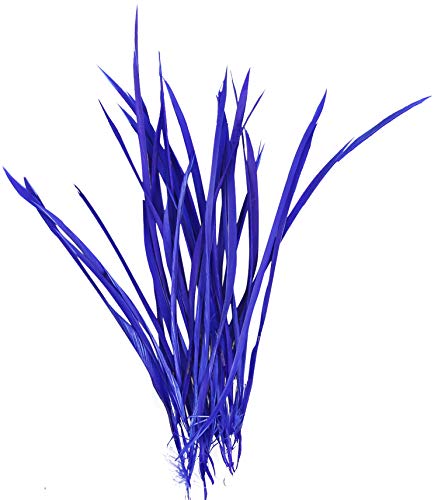 PANAX Echte Gänsefedern Dünn und lang/ 100 stück ca. 10-15cm Marineblau von PANAX