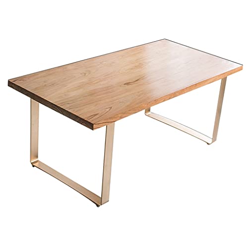 PANAZU Büroschreibtisch, einfacher Computertisch für Zuhause, rechteckig, nordischer Schlafzimmerschreibtisch, einfacher Schreibtisch für Studenten, originelle Holzfarbe von PANAZU