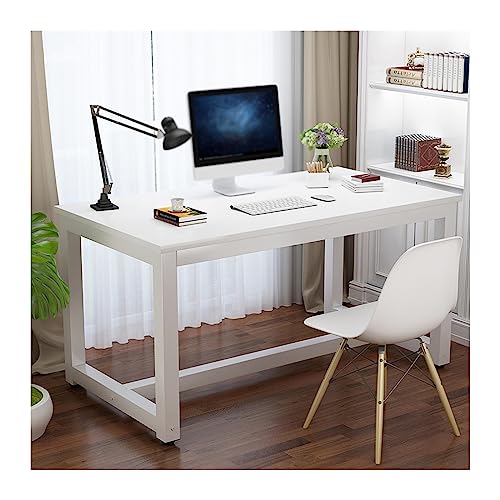 PANAZU PC-Schreibtisch aus verstärktem Stahl, PC-Tisch, Desktop-Erweiterung, doppelt, einfach, modern, für Zuhause, Wirtschaft, Gaming, Schlafzimmer, Büro, Schreibtisch, Arbeitszimmertisch von PANAZU