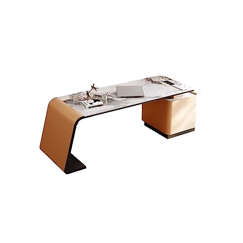 PANAZU PC-Schreibtische. Moderner New Boss-Büroschreibtisch und Stuhl-Kombination aus minimalistischem High-End-Computer-Eck-Studien-Steinplatten-Schreibtisch von PANAZU
