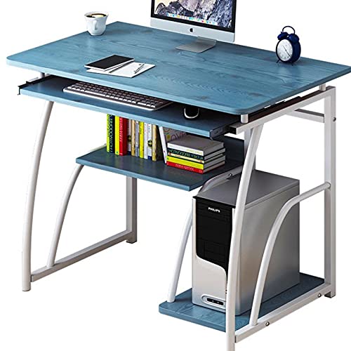 PANAZU Schreibtisch, Desktop-Computertisch mit Tastaturhalterung, Arbeitszimmer-Schreibtisch, Laptop-Notebook-Tisch, Heimbüro, Arbeitsmöbel, Arbeitszimmer, Tabe-Schreibtisch von PANAZU
