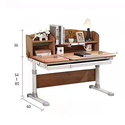 PANAZU Schreibtisch, funktionaler Lernschreibtisch, Kinder-Hebeschreibtisch, Verstellbarer Schreibtisch, Arbeitstisch von PANAZU