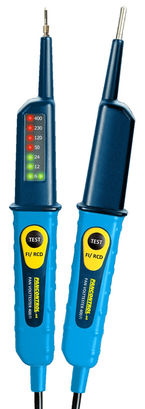 Pancontrol Spannungsprüfer Pan Volttester 400 Fi Elektrogerät Polaritätsprüfung B-Ware von PANCONTROL