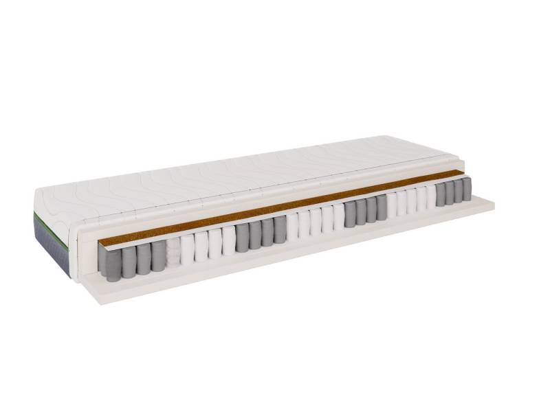 Komfortschaummatratze 7Komfortzonen ARLAN Pocketkokos Matratze (21 cmH), PANDA MÖBEL GmbH, 21 cm hoch von PANDA MÖBEL GmbH