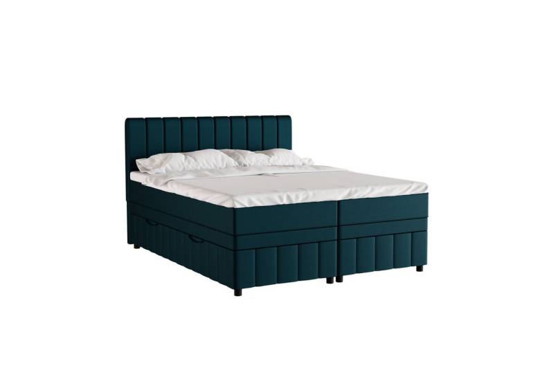 PANDA MÖBEL GmbH Boxbett Avalon (3-St), 140x200, 160x200, 180x200, Boxbett mit Bettkasten und Topper von PANDA MÖBEL GmbH