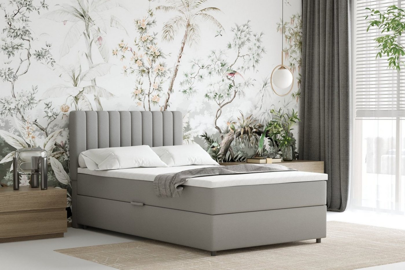 PANDA MÖBEL GmbH Boxspringbett EVEREST – Komfortables Einzelbett - Kopfteil, Bettkasten, Topper PANDA MÖBEL GmbH Boxspringbett EVEREST – Komfortables Einzelbett - Kopfteil, Bettkasten, Topper von PANDA MÖBEL GmbH