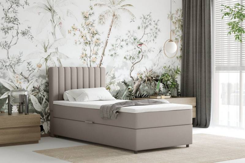PANDA MÖBEL GmbH Boxspringbett EVEREST – Komfortables Einzelbett - Kopfteil, Bettkasten, Topper PANDA MÖBEL GmbH Boxspringbett EVEREST – Komfortables Einzelbett - Kopfteil, Bettkasten, Topper von PANDA MÖBEL GmbH