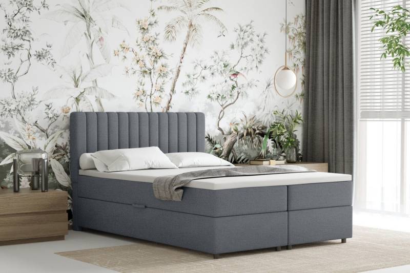 PANDA MÖBEL GmbH Boxspringbett EVEREST – Komfortables Doppelbett mit Bettkasten, Bestseller 2025 von PANDA MÖBEL GmbH