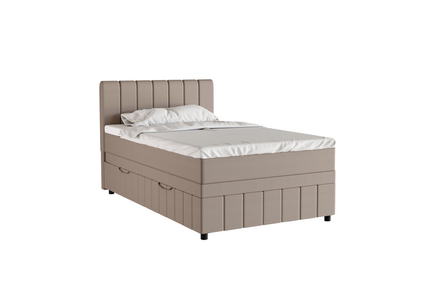 PANDA MÖBEL GmbH Boxbett Avalon besteht aus: Kopfteil mit Bettkast, Matratze und Topper von PANDA MÖBEL GmbH