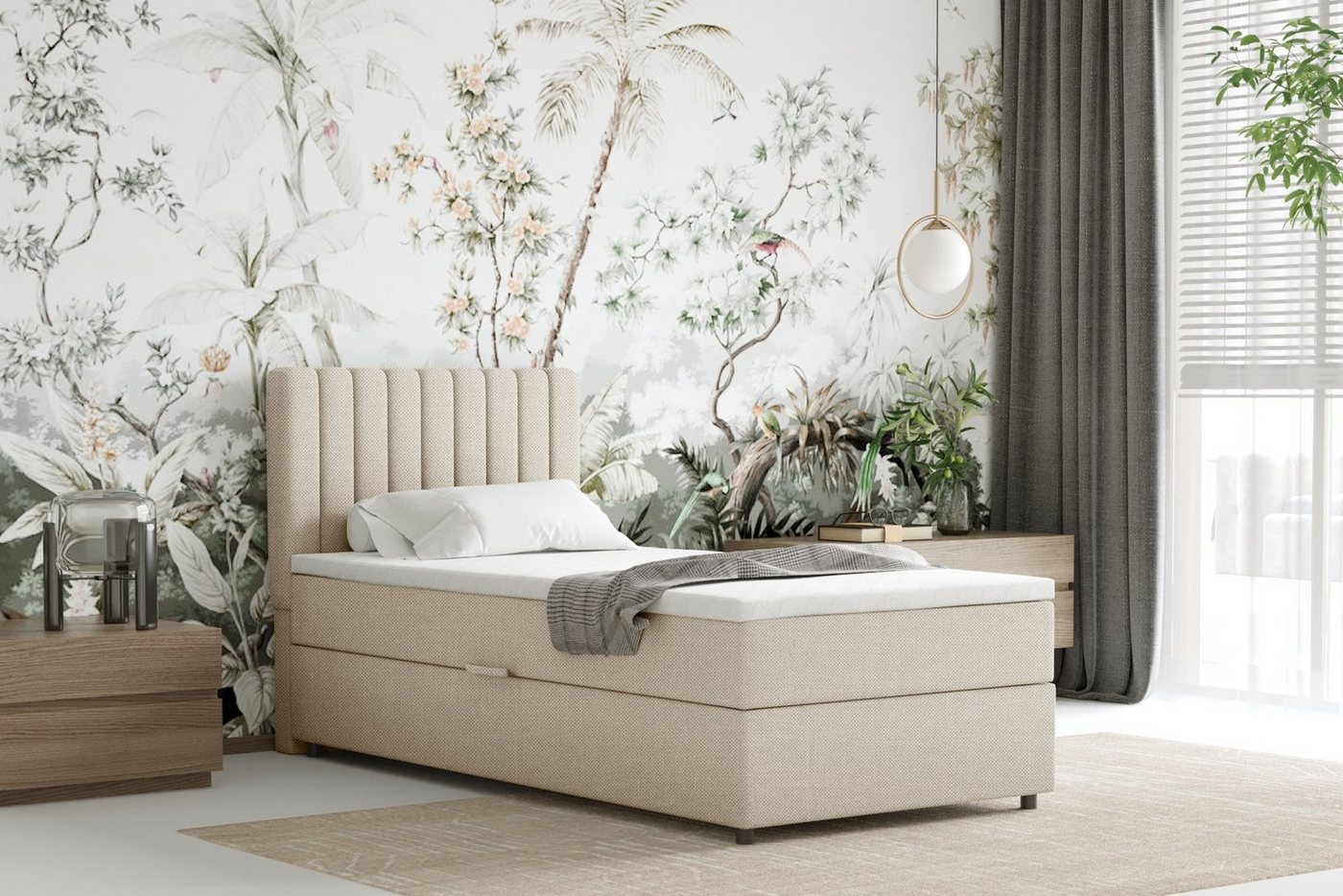 PANDA MÖBEL GmbH Boxbett Everest, 90x200, 100x200, 120x200, Boxbett mit Bettkasten und Topper PANDA MÖBEL GmbH Boxbett Everest, 90x200, 100x200, 120x200, Boxbett mit Bettkasten und Topper von PANDA MÖBEL GmbH