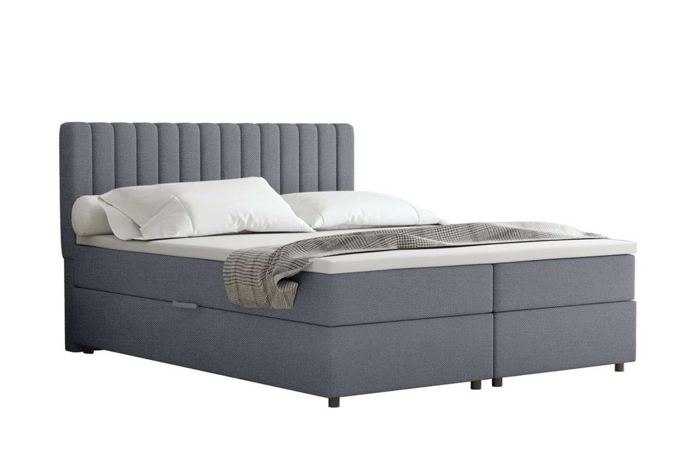 PANDA MÖBEL GmbH Boxspringbett EVEREST – Doppelbett mit Bettkasten, Bestseller - inkl. Trageservice, 140x200, 160x200, 180x200, Polsterbett mit Bettkasten und Topper PANDA MÖBEL GmbH Boxspringbett EVEREST – Doppelbett mit Bettkasten, Bestseller - inkl. Trageservice, 140x200, 160x200, 180x200, Polsterbett mit Bettkasten und Topper von PANDA MÖBEL GmbH