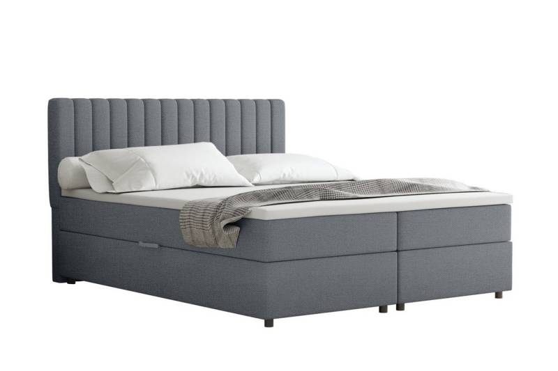 PANDA MÖBEL GmbH Boxspringbett EVEREST – Doppelbett mit Bettkasten, Bestseller - inkl. Trageservice, 140x200, 160x200, 180x200, Polsterbett mit Bettkasten und Topper PANDA MÖBEL GmbH Boxspringbett EVEREST – Doppelbett mit Bettkasten, Bestseller - inkl. Trageservice, 140x200, 160x200, 180x200, Polsterbett mit Bettkasten und Topper von PANDA MÖBEL GmbH