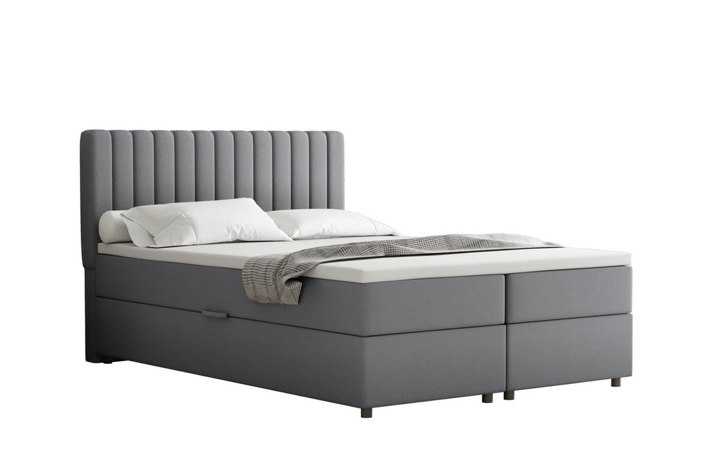 PANDA MÖBEL GmbH Boxspringbett EVEREST – Doppelbett mit Bettkasten, Bestseller - inkl. Trageservice, 140x200, 160x200, 180x200, Polsterbett mit Bettkasten und Topper PANDA MÖBEL GmbH Boxspringbett EVEREST – Doppelbett mit Bettkasten, Bestseller - inkl. Trageservice, 140x200, 160x200, 180x200, Polsterbett mit Bettkasten und Topper von PANDA MÖBEL GmbH