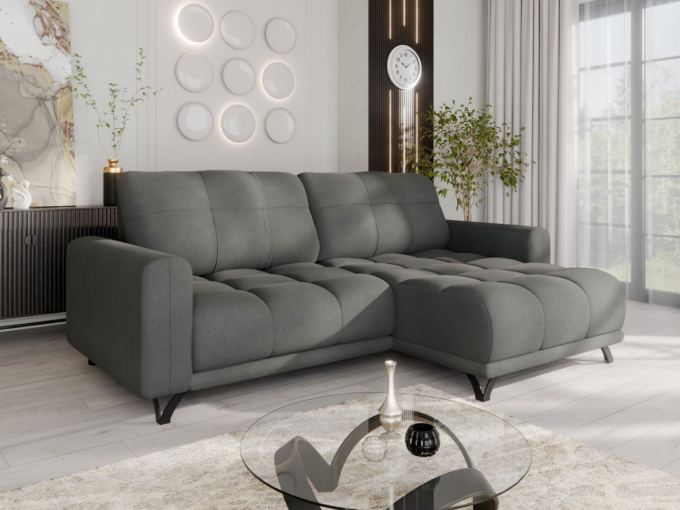 PANDA MÖBEL GmbH Ecksofa Ecksofa FERRINO L-Form, Recamiere beidseitig montierbar, mit Relaxfunktion PANDA MÖBEL GmbH Ecksofa Ecksofa FERRINO L-Form, Recamiere beidseitig montierbar, mit Relaxfunktion von PANDA MÖBEL GmbH