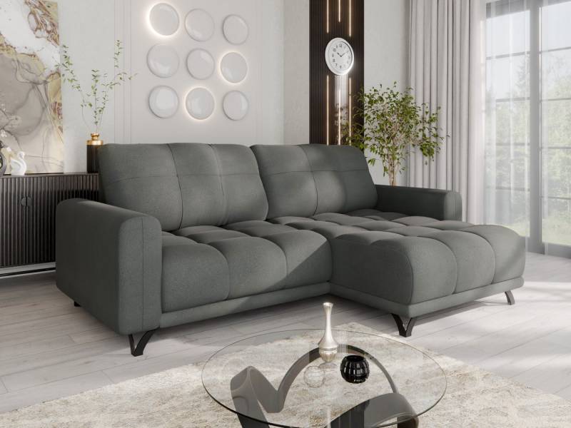 PANDA MÖBEL GmbH Ecksofa Ecksofa FERRINO L-Form, Recamiere beidseitig montierbar, mit Relaxfunktion von PANDA MÖBEL GmbH