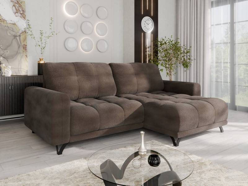 PANDA MÖBEL GmbH Ecksofa Ecksofa FERRINO L-Form, Recamiere beidseitig montierbar, mit Relaxfunktion von PANDA MÖBEL GmbH