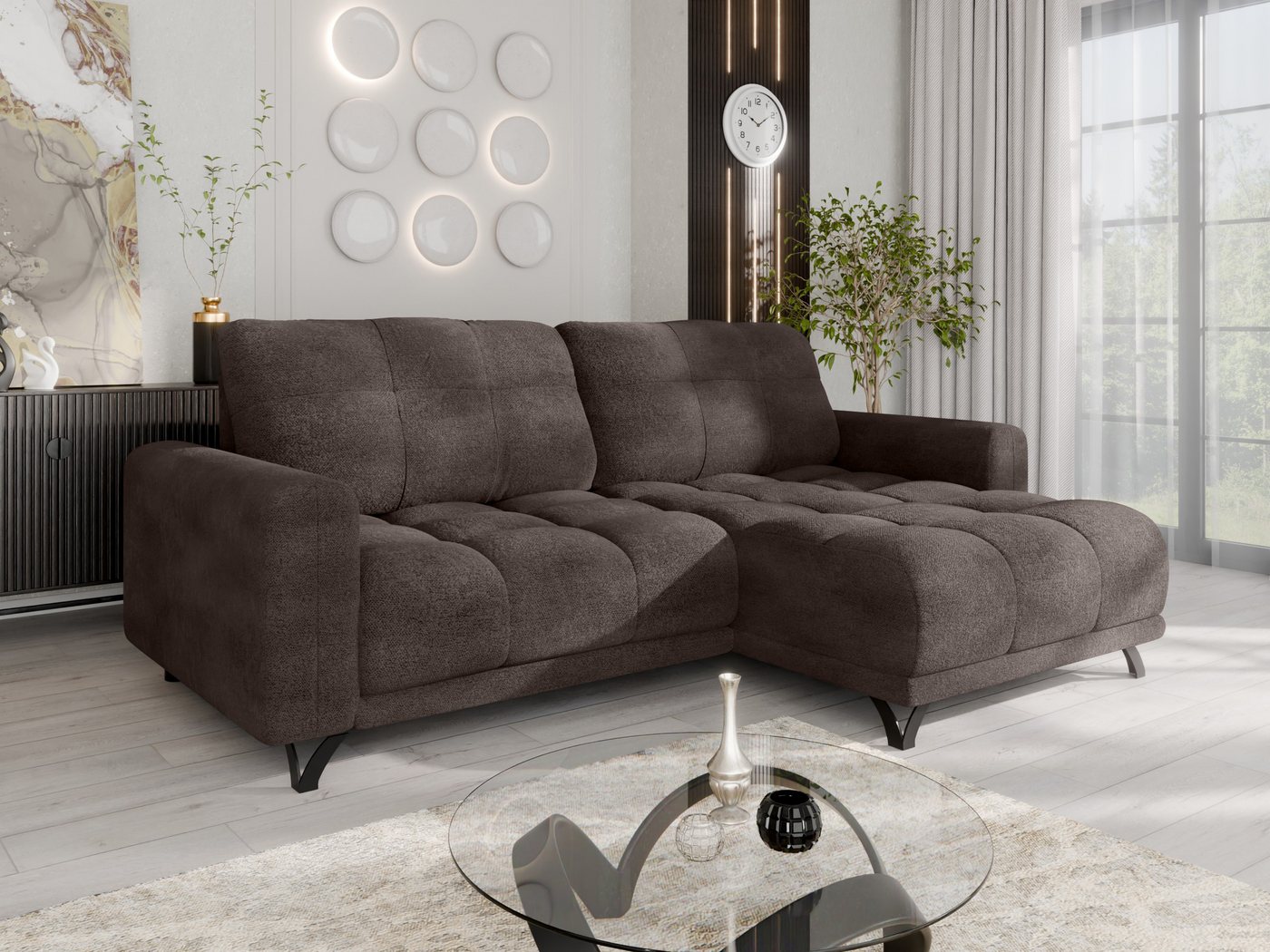 PANDA MÖBEL GmbH Ecksofa Ecksofa FERRINO L-Form, Recamiere beidseitig montierbar, mit Relaxfunktion PANDA MÖBEL GmbH Ecksofa Ecksofa FERRINO L-Form, Recamiere beidseitig montierbar, mit Relaxfunktion von PANDA MÖBEL GmbH