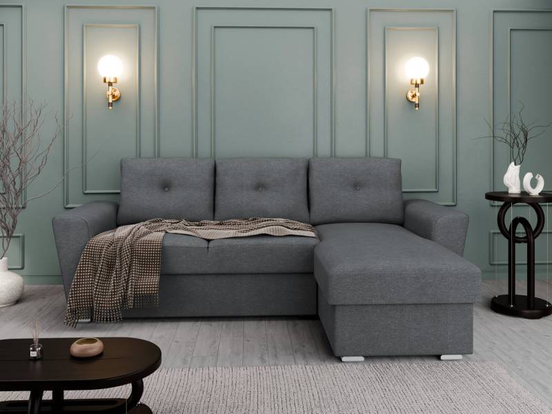 PANDA MÖBEL GmbH Ecksofa Ecksofa L-Form Bellano- links oder rechts montierbar von PANDA MÖBEL GmbH