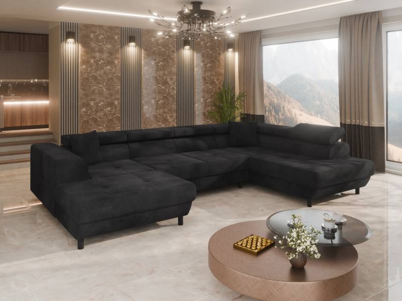 PANDA MÖBEL GmbH Ecksofa Ecksofa VENA I U-Form mit Schlaffunktion und Bettkasten, U-Form Couch, mit Relaxfunktion von PANDA MÖBEL GmbH