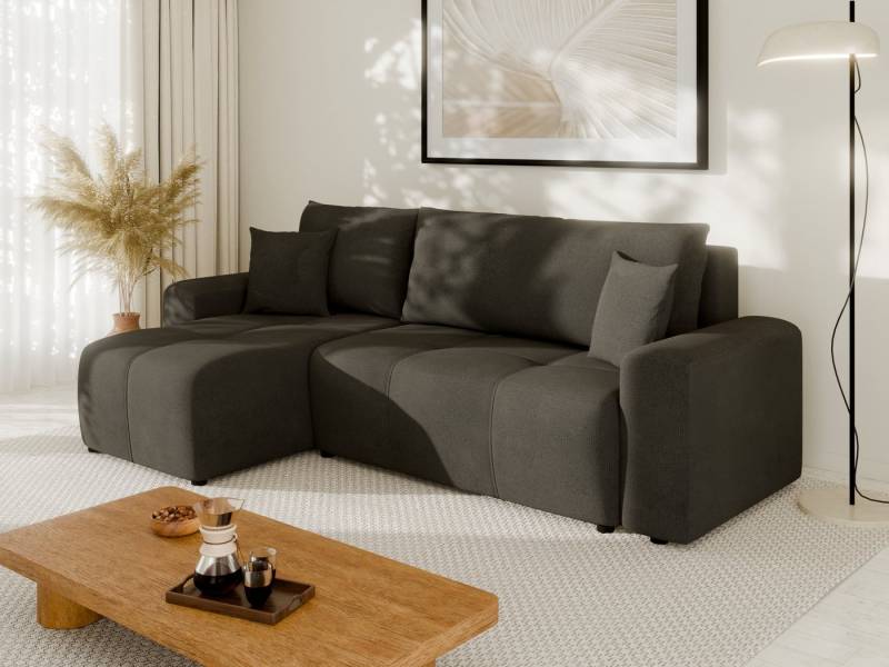 PANDA MÖBEL GmbH Ecksofa NOLANI Ecksofa mit Schlaffunktion & Bettkasten – Modern & Bequem von PANDA MÖBEL GmbH