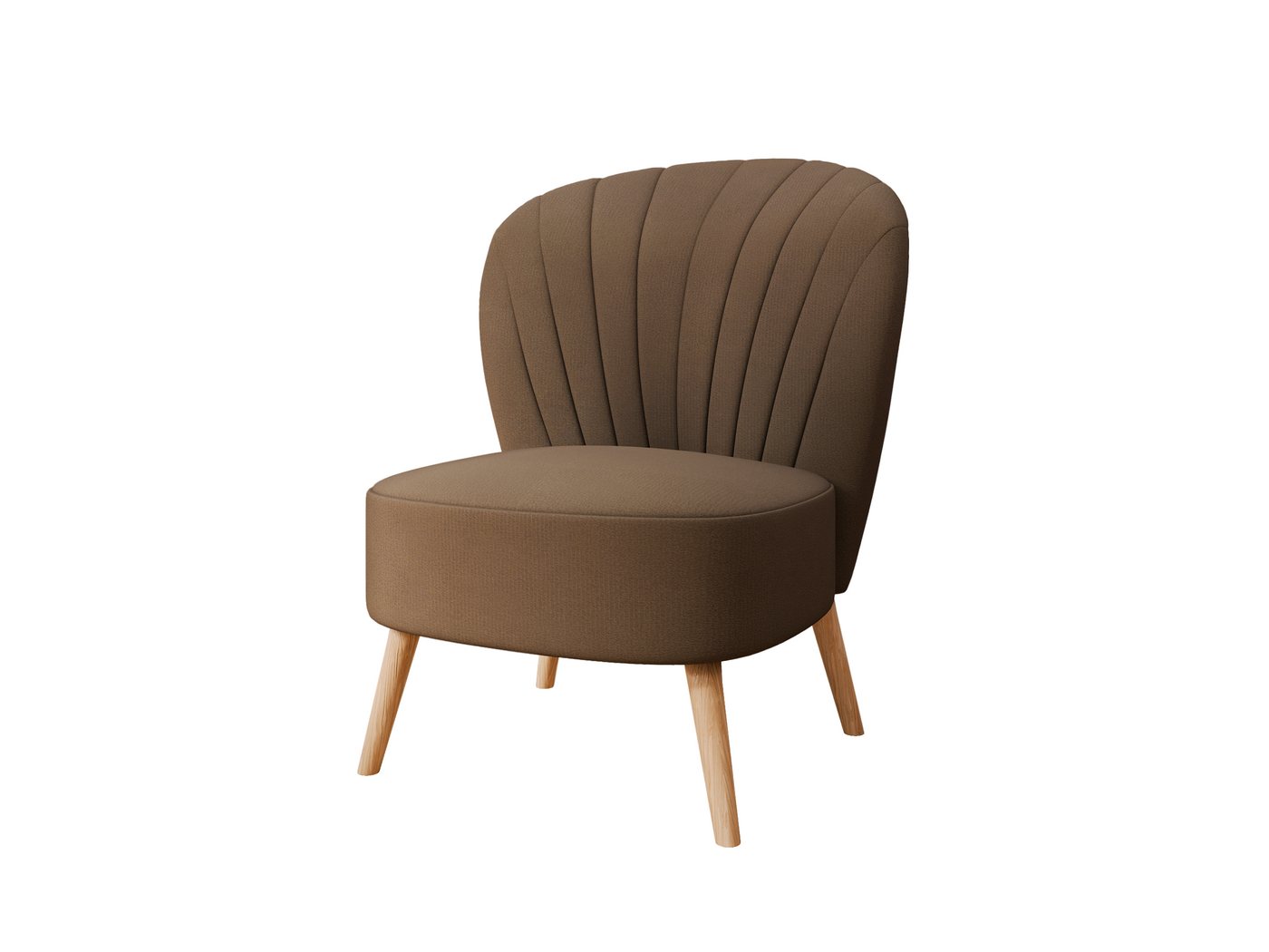 PANDA MÖBEL GmbH Relaxsessel Lumora Relaxsessel mit Holzbeinen (Relaxsessel) von PANDA MÖBEL GmbH