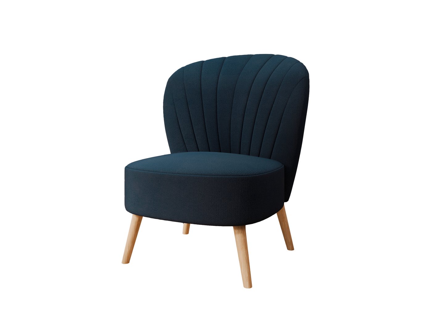 PANDA MÖBEL GmbH Relaxsessel Lumora Relaxsessel mit Holzbeinen (Relaxsessel) von PANDA MÖBEL GmbH