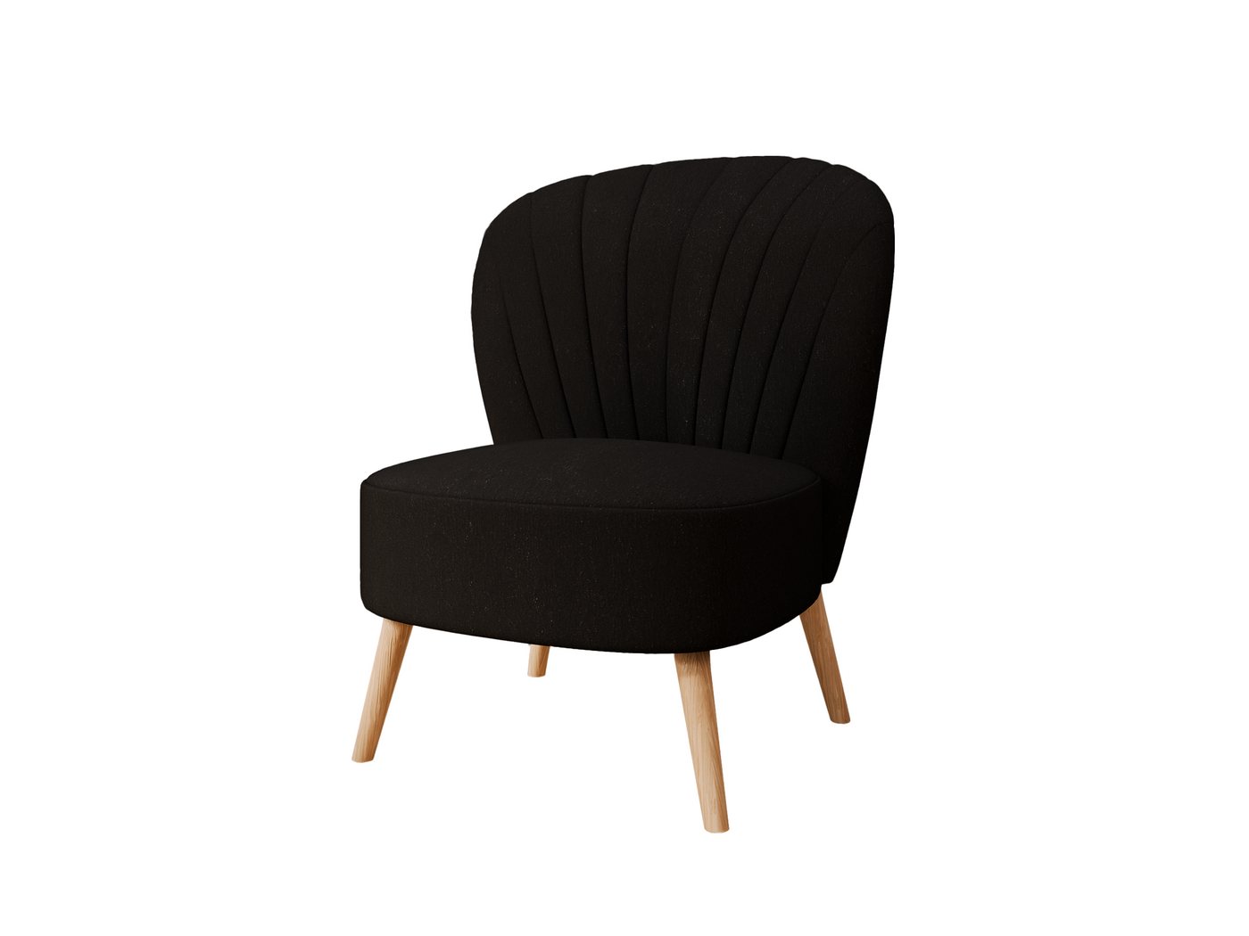 PANDA MÖBEL GmbH Relaxsessel Lumora Relaxsessel mit Holzbeinen (Relaxsessel) von PANDA MÖBEL GmbH