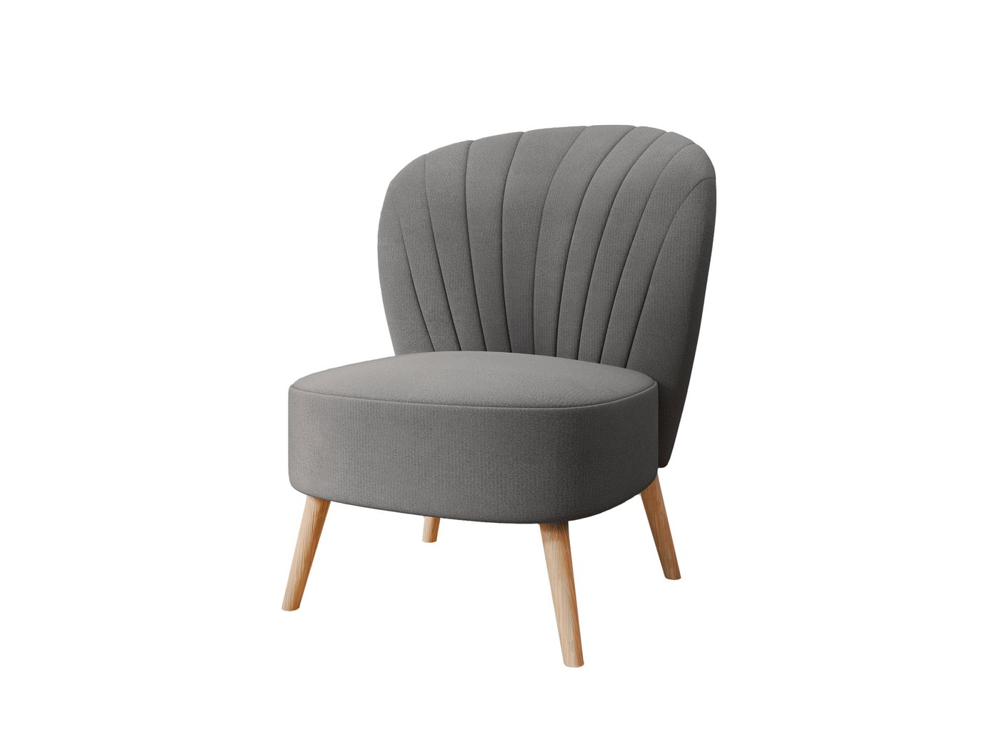 PANDA MÖBEL GmbH Relaxsessel Lumora Relaxsessel mit Holzbeinen (Relaxsessel) von PANDA MÖBEL GmbH