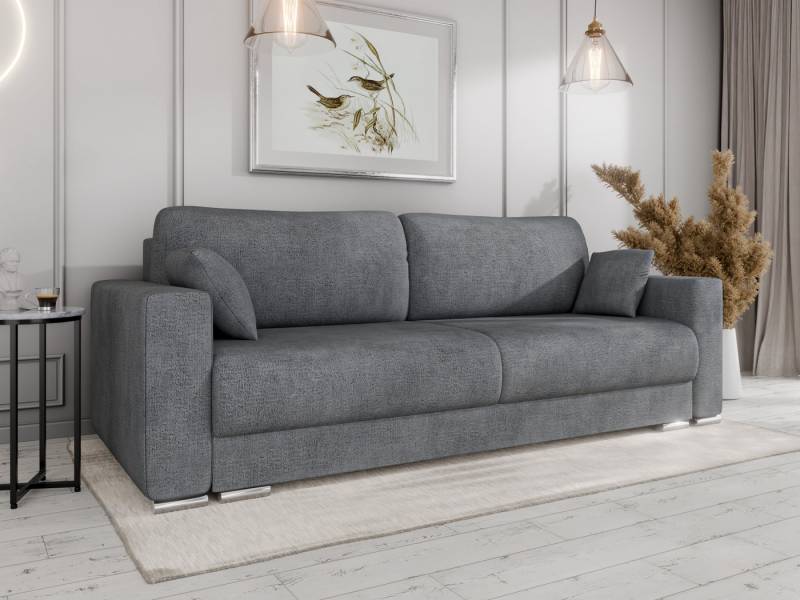 PANDA MÖBEL GmbH Schlafsofa CALMA Schlafsofa mit Bettkasten 3-Sitzer modernen Stil von PANDA MÖBEL GmbH