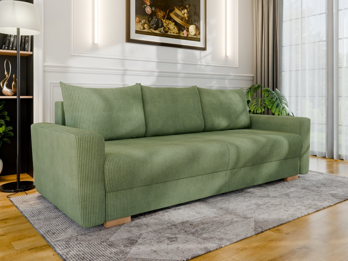 PANDA MÖBEL GmbH Schlafsofa ELMA Schlafsofa mit Bettfunktion von PANDA MÖBEL GmbH